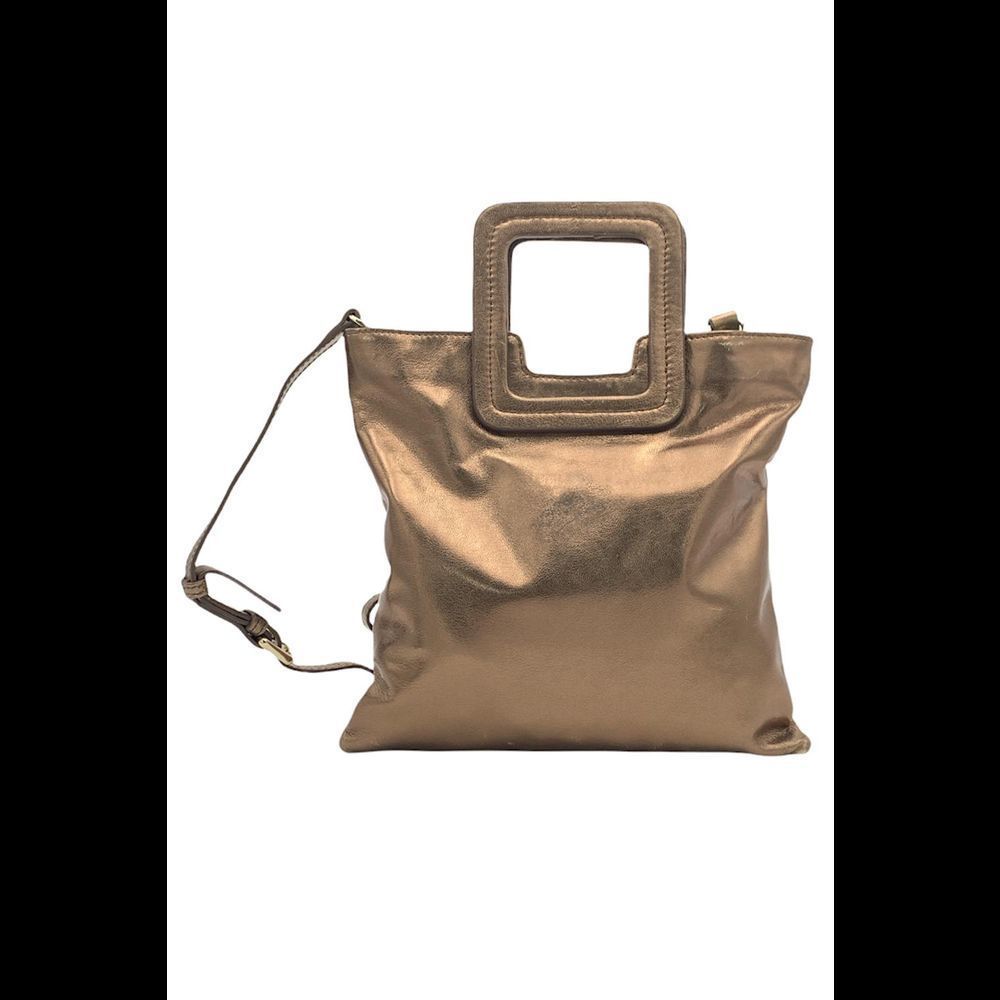TMRW Studio Foldover Clutch Handbag Mateo Bronze B